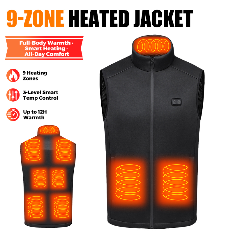 Outdoor Hunting Heater - Утепленный жилет с 9 зонами подогрева,