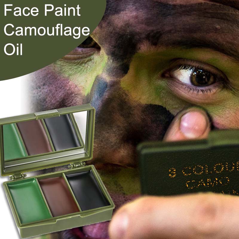 Camo Face Paint - Камуфляжная маскарадная краска для лица 3