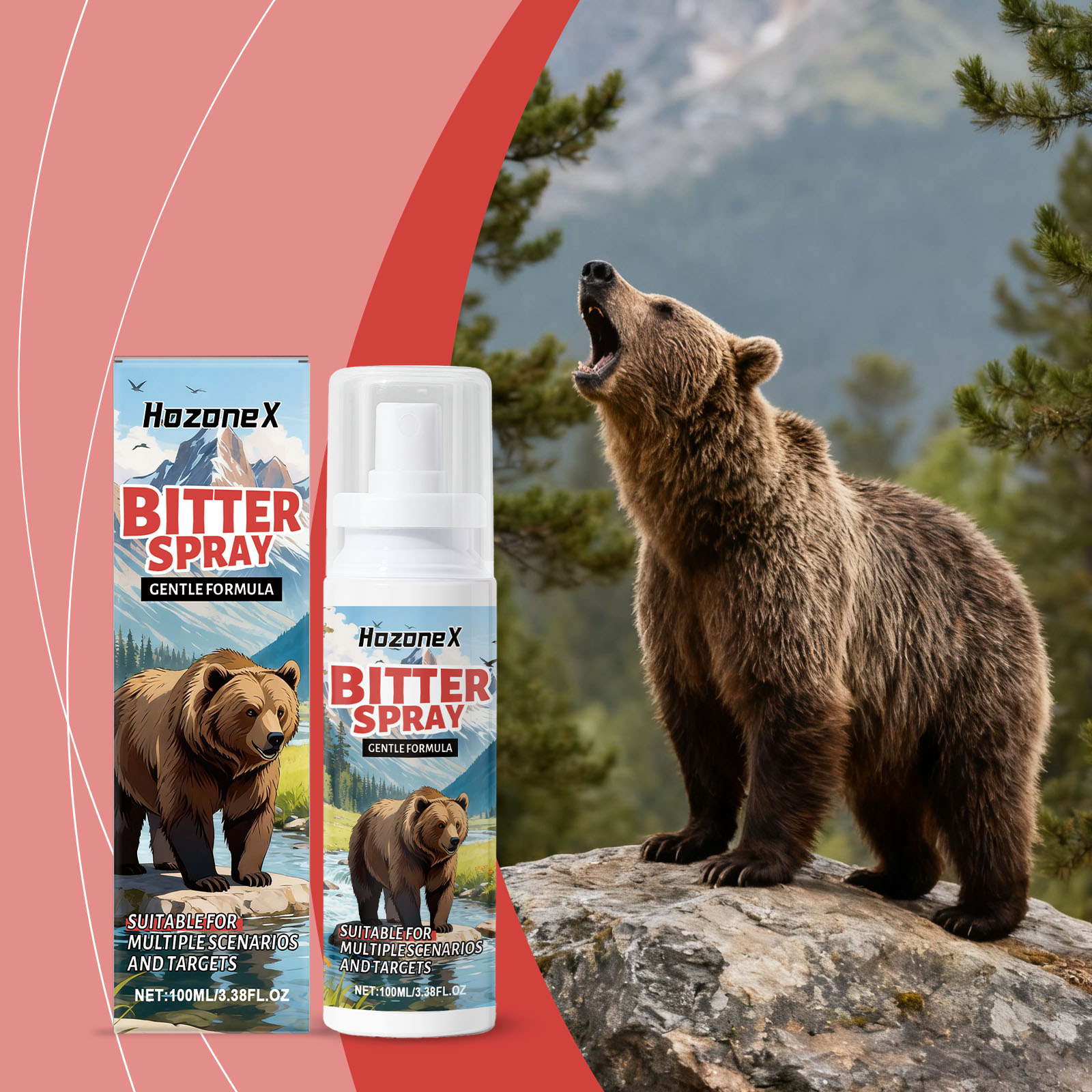 Портативный спрей-отпугиватель – обзор и цена Bear Spray Protection