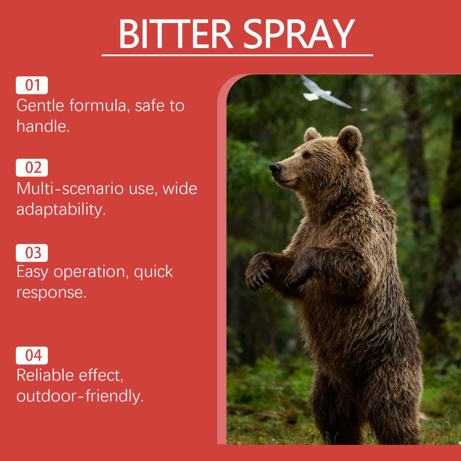 Портативный спрей-отпугиватель – обзор и цена Bear Spray Protection