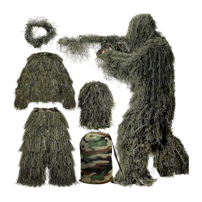 Тактический мужской костюм для – обзор и цена Ghillie Suit Woodland