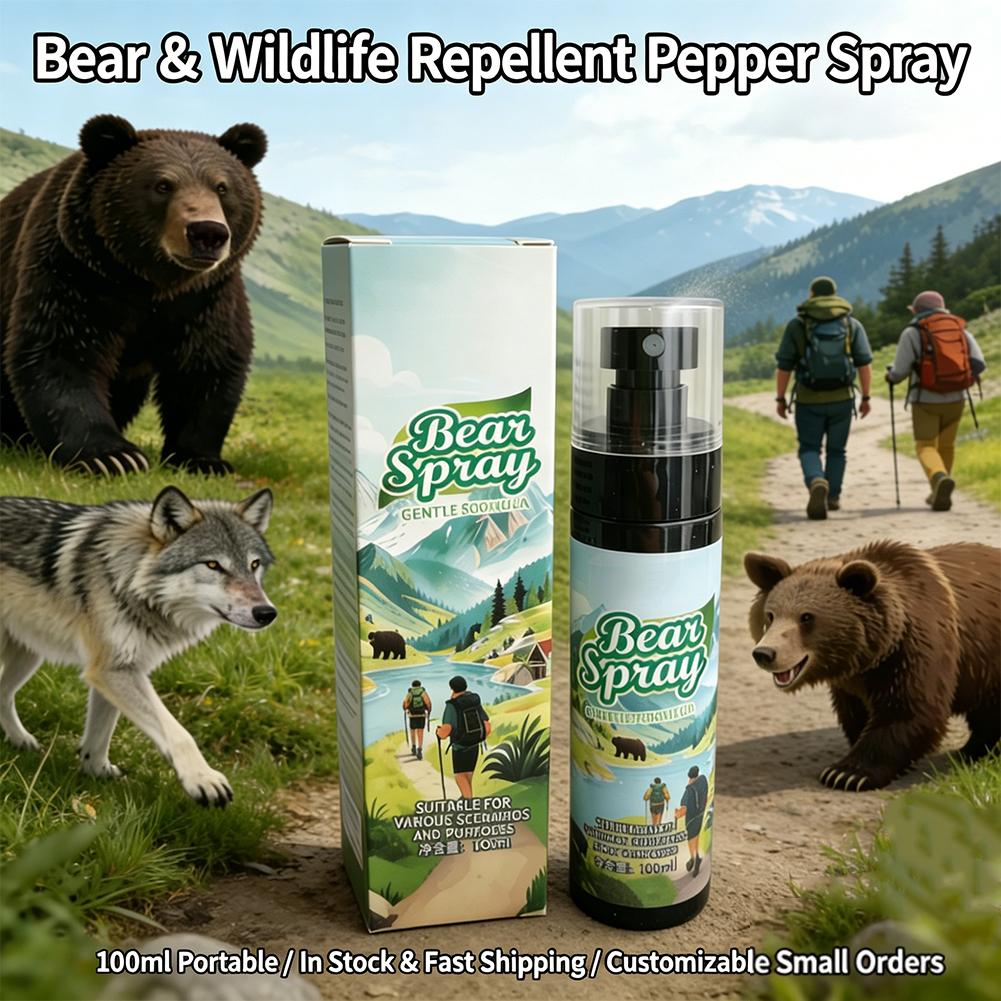 Портативный спрей-отпугиватель – обзор и цена Bear Spray Protection